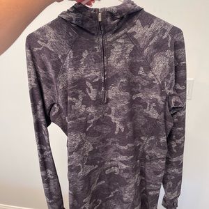 Lululemon camo half zip- rare!!